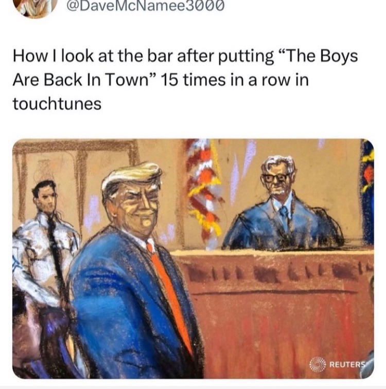 The boys are so back in town - meme