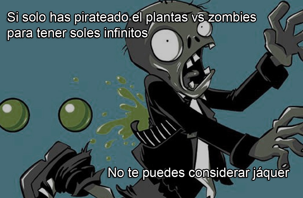Pirateado el plantas - meme
