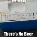No beer