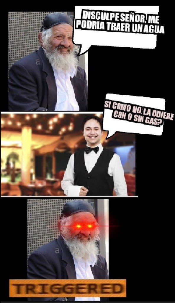 triggered jewish - meme