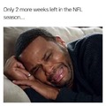 Only 2 more weeks left in the NFL season