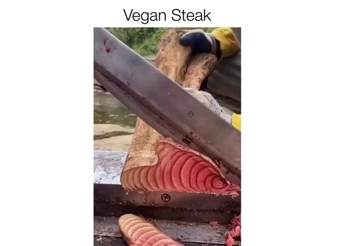 Vegan Steak - meme