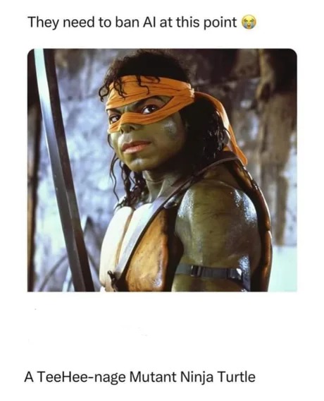 Michael Ninja Turtle - meme