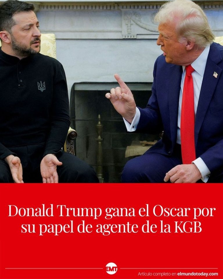 Trump gana el Oscar por su papel de agente de la KGB - meme