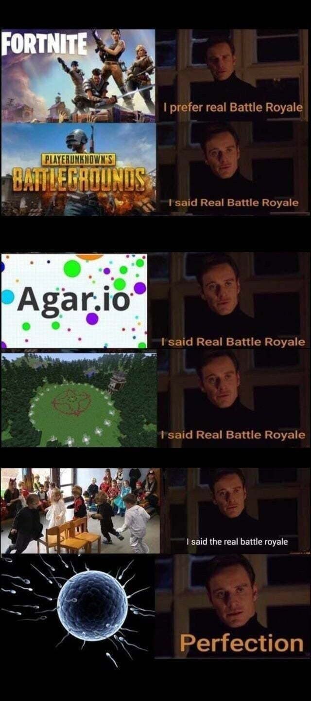 Real Battle Royale - meme