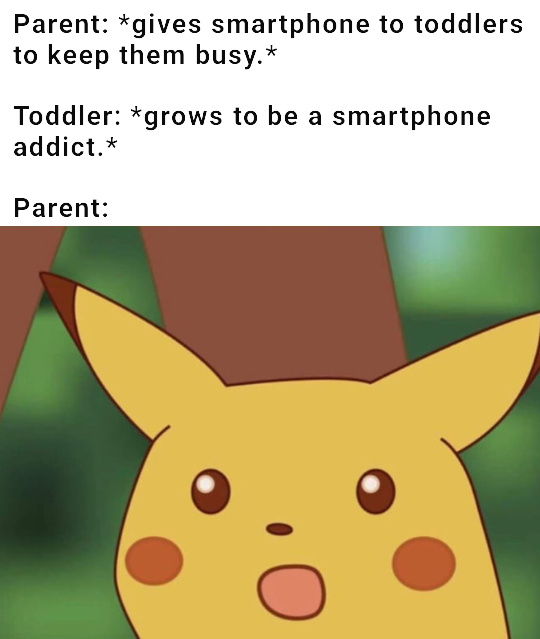 Don't let children use your smartphone - meme
