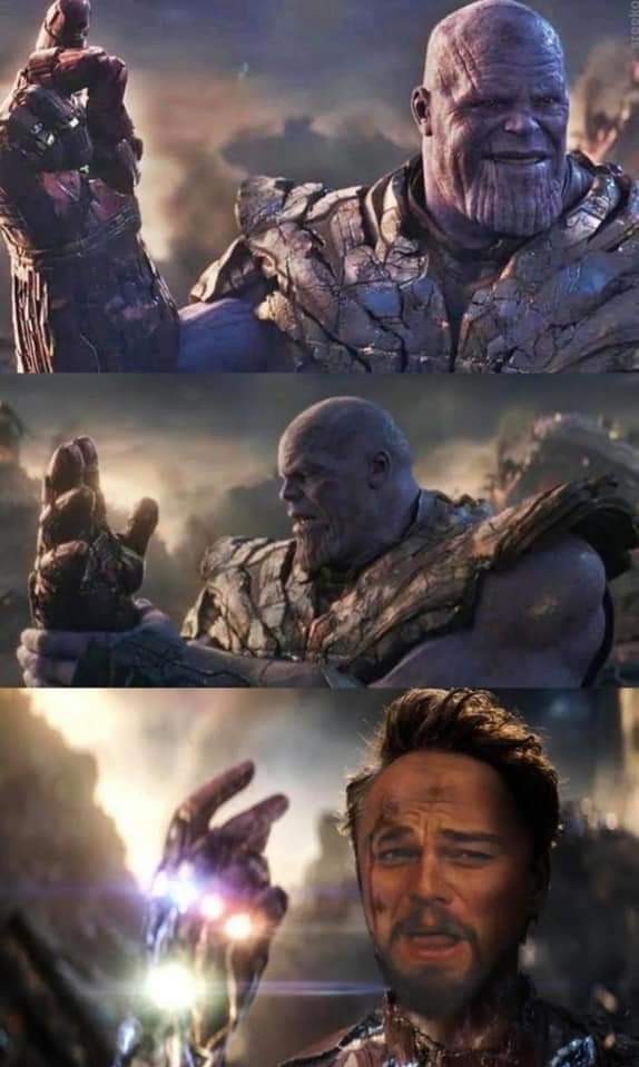 Thanos is a purple niBBa. - meme