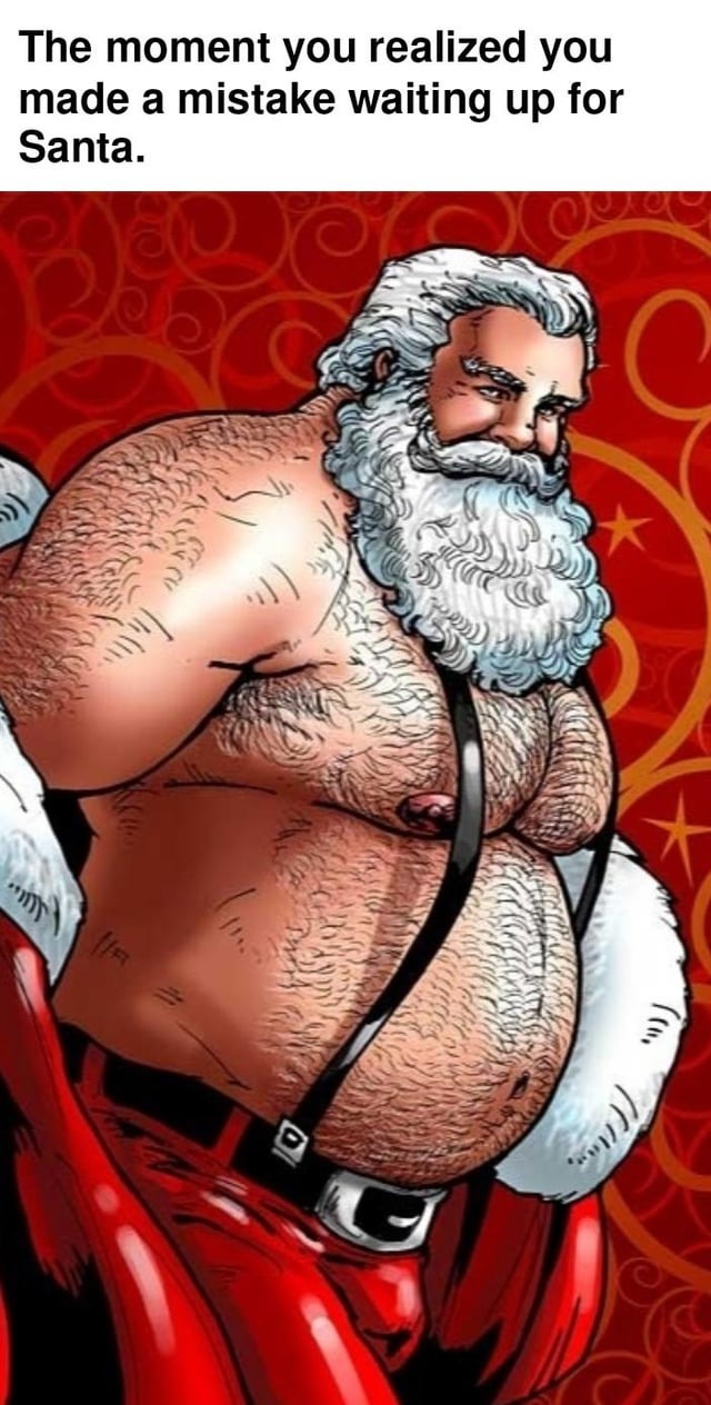 Disturbing Santa meme