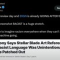Stellar Blade racist controversy