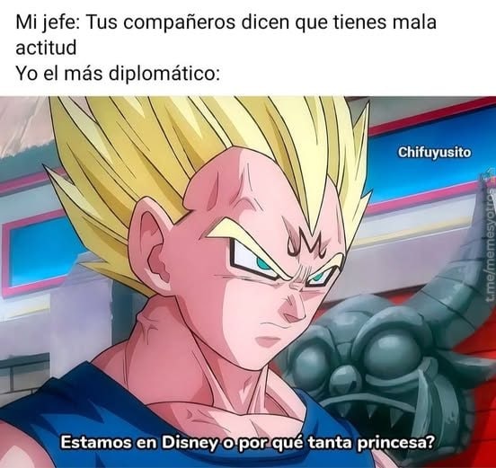 mala actitud en Disney - meme