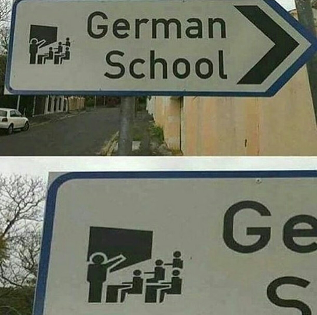 Escuela alemana - meme