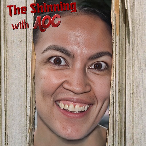 The Shining with AOC - meme