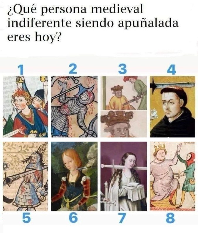 Que persona medieval eres - meme