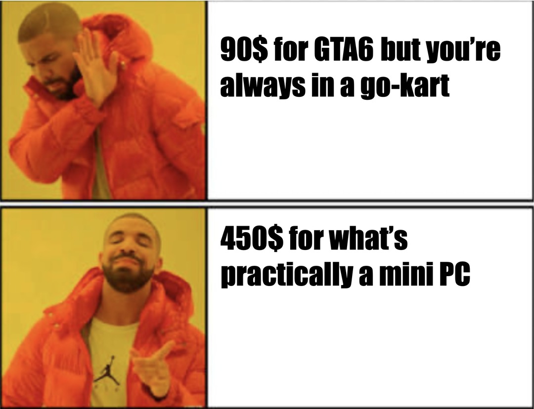 Nintendo Switch 2 is priced decent, the games are not. - meme