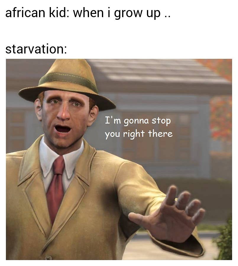 Starvation problems - meme