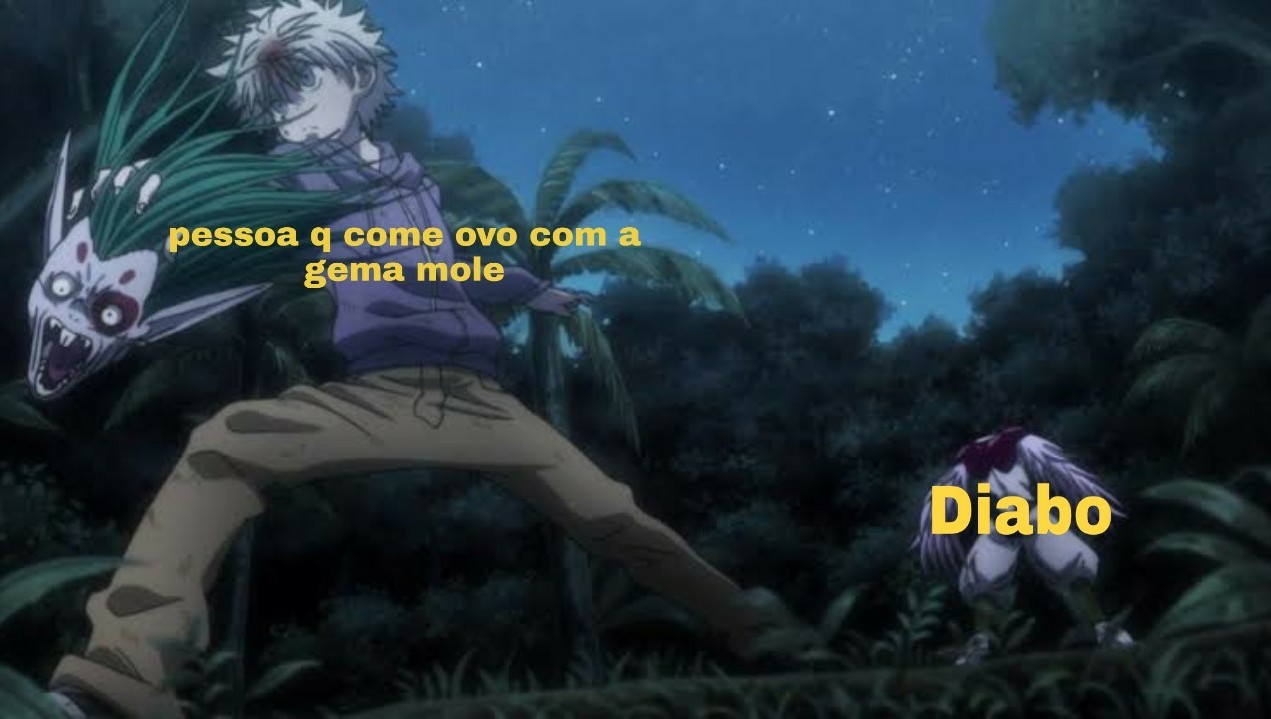 Killua anti-gema mole - meme