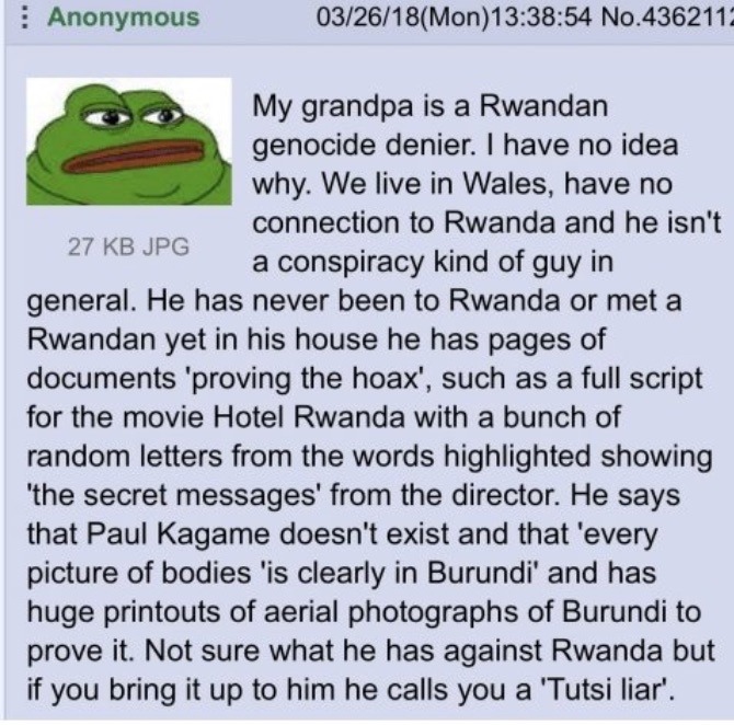 Le rwanda - meme