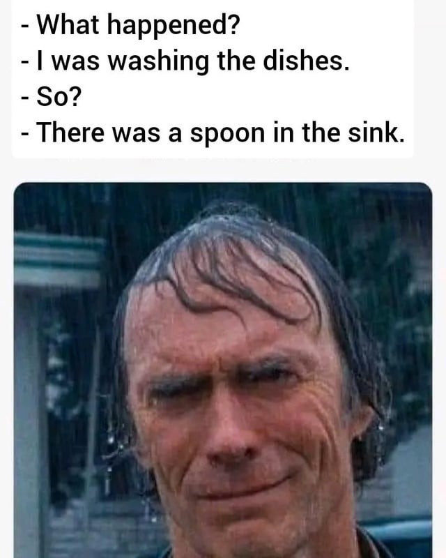 washing dishes meme