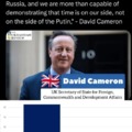 David Cameron on Urkraine Russia war