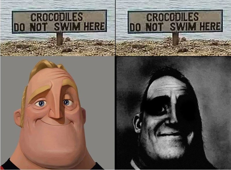 It's alligators - meme