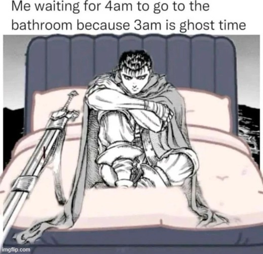 Waiting for 4 am - meme