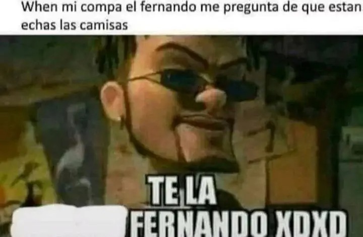 Tela Fernando - meme