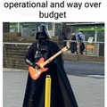 What song is Darth playing?