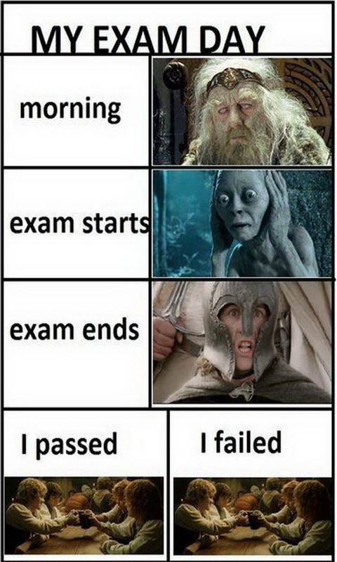 EXAM NOOOOO - meme