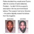 The police lyin about blacks