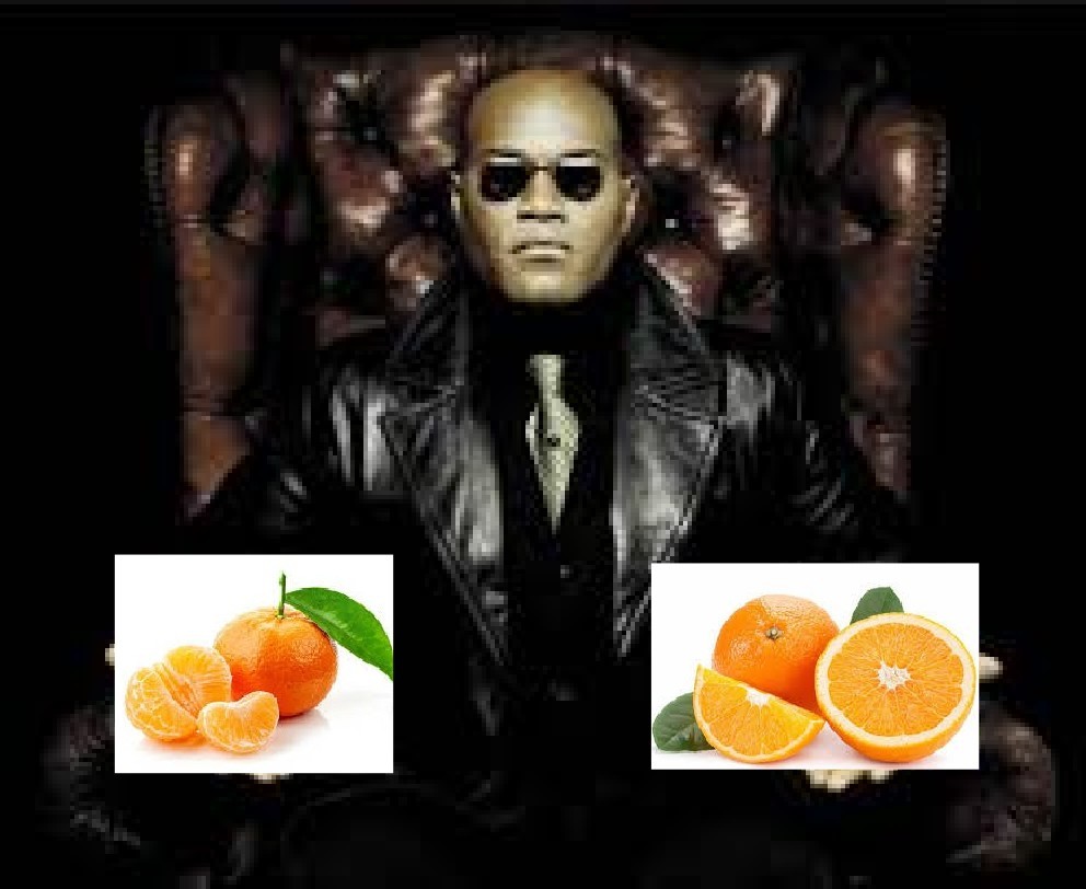 Naranja o mandarina? - meme
