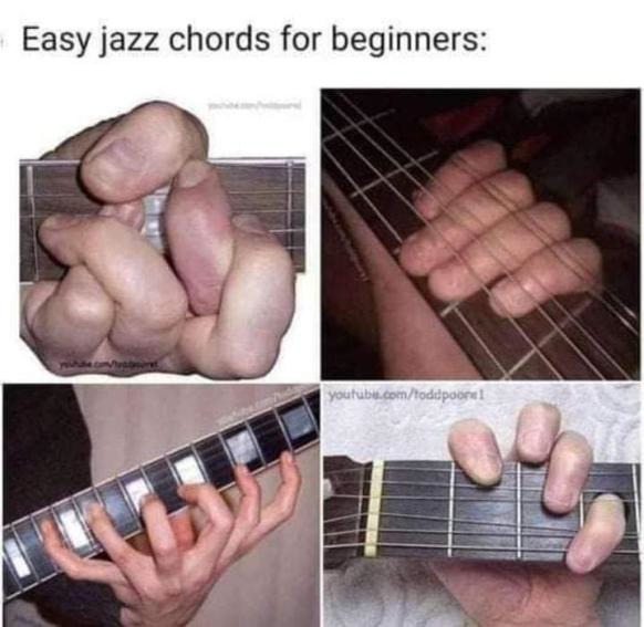 Memes de adeptos al Jazz, La música de los dioses *hace yoga con las manos*