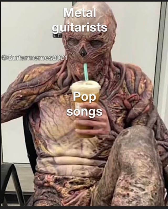 Metal guitarists - meme
