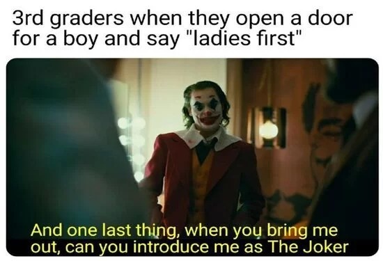 You can introduce me as the Joker - meme