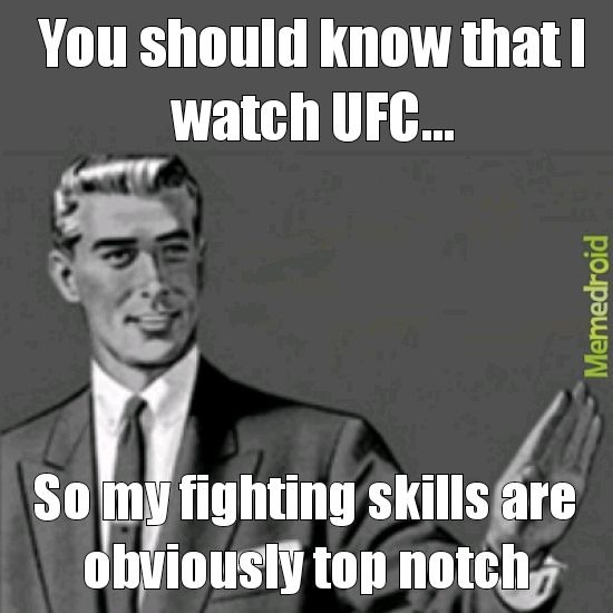 UFC fans - meme