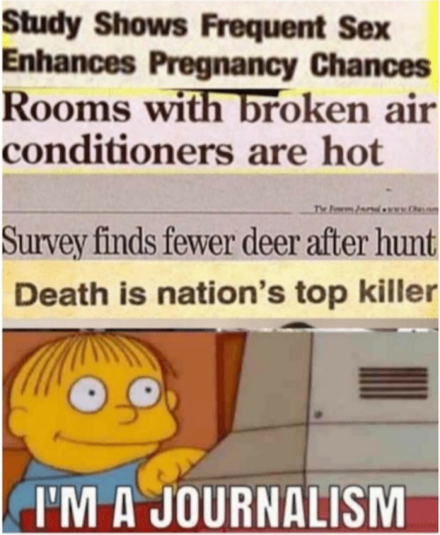 Journalism - meme