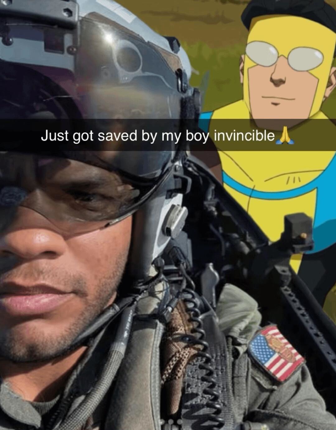 Invincible came in clutch again - meme
