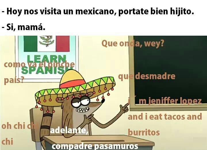 Sin ofender amigos mexicanos yo los quiero mucho - meme