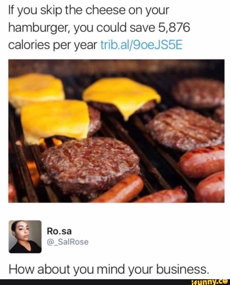 calories - meme