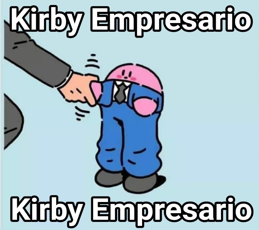 Kirby empresario - meme