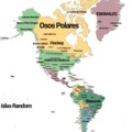 Mapa del continente Americano segun mi humilde opinión