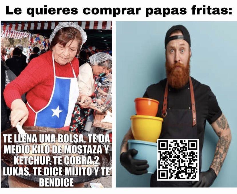 La dualidad del Chileno señoras y señores - meme