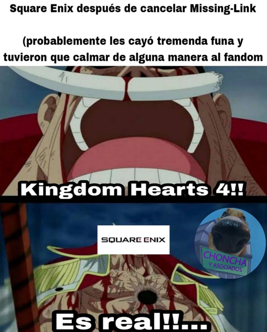 Square Enix recibiendo funa brutal - meme