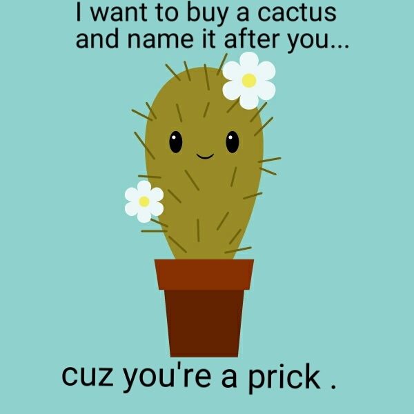 Title is a cactus - meme