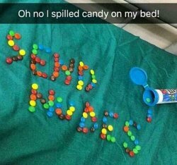 Oh fuck, my candy - meme
