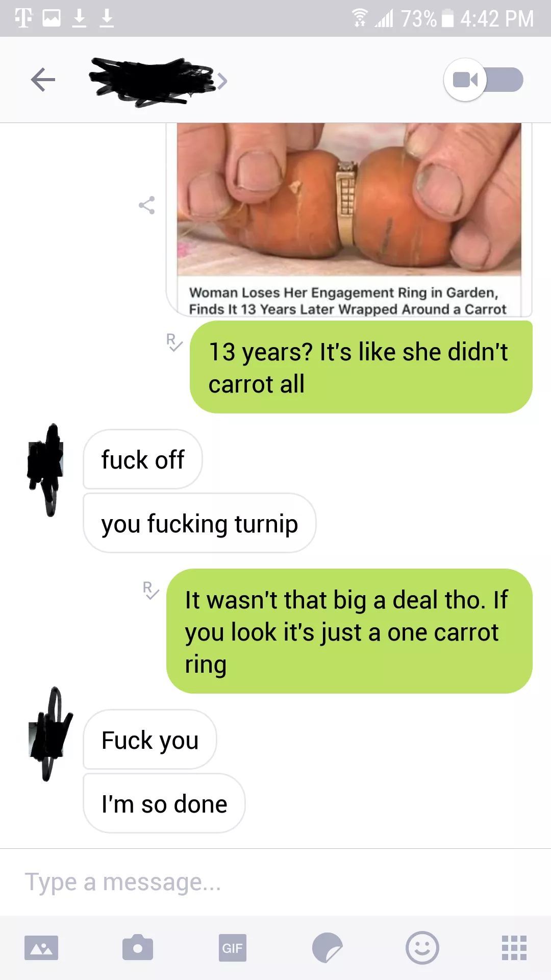 Didn't carrot indeed - meme
