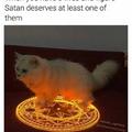 Demonic cat