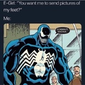 at least venom uses his manners.