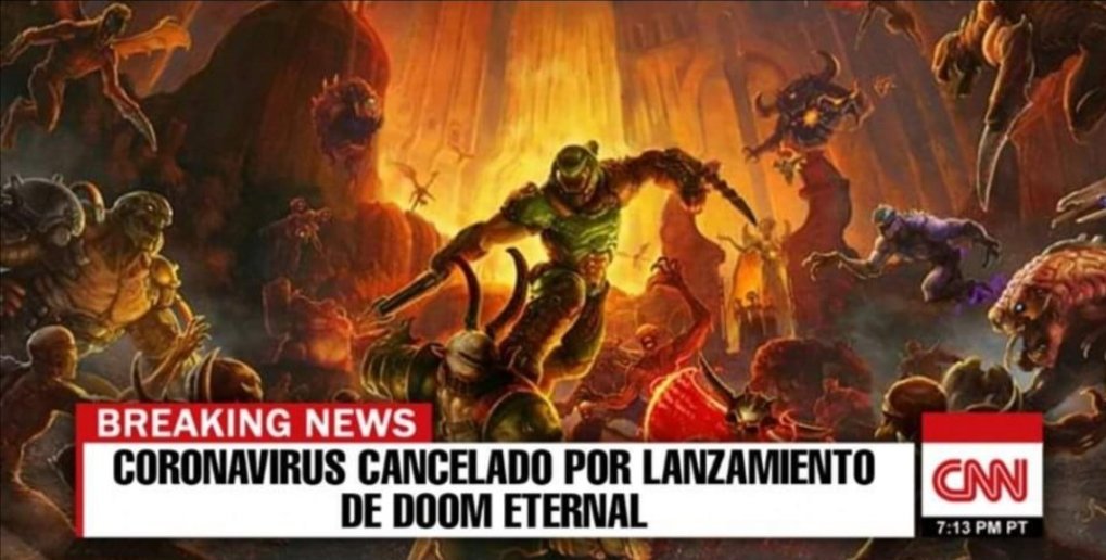 Doom Eternal > COVID-19 - meme