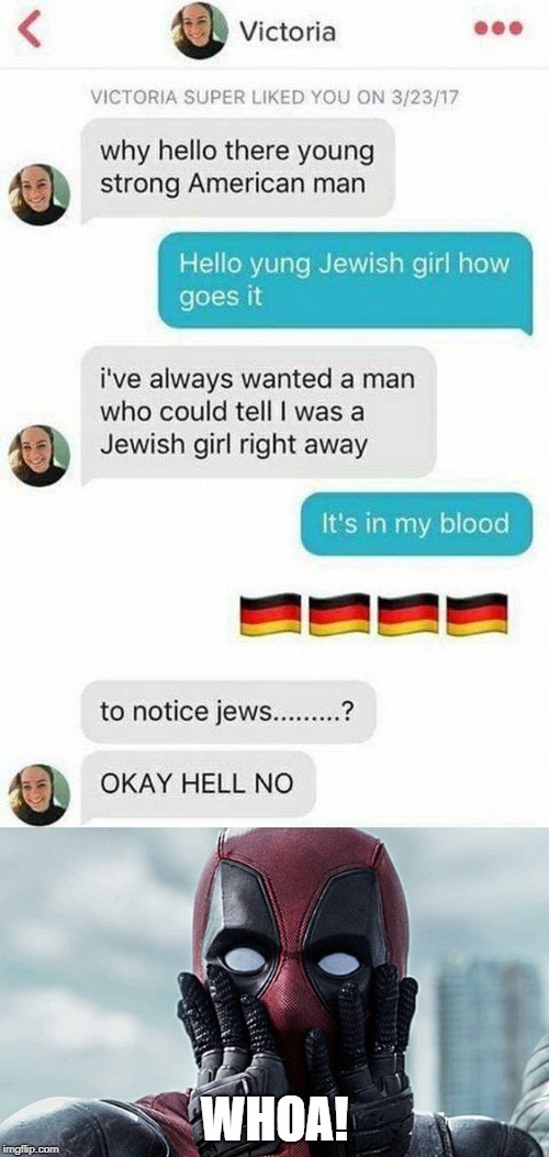 Chatting like a german - meme