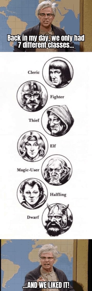There was no good or evil, you were either lawful, chaotic, or neutral - meme